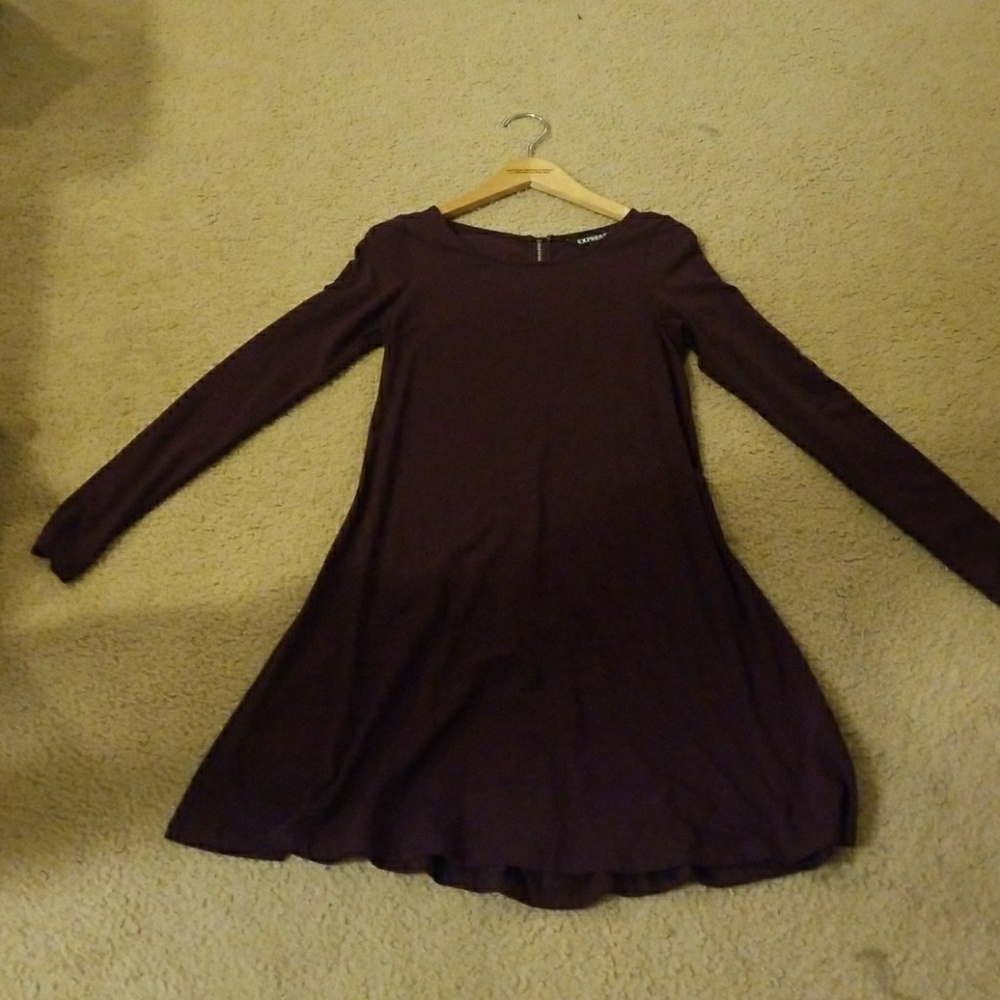 Express maroon dress size xs